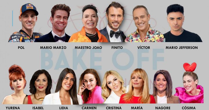NAGORE ROBLES, VICTOR SANDOVAL… LA LISTA DE LOS CONCURSANTES CONFIRMADOS DE CELEBRITY BAKE OFF