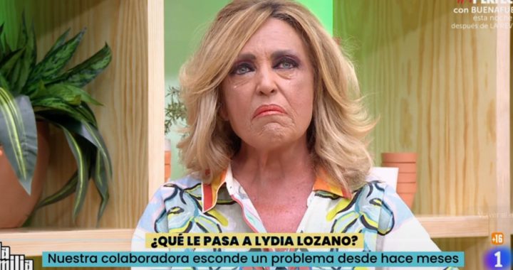 LYDIA LOZANO SE ROMPE EN DIRECTO AL CONFESAR LA ENFERMEDAD QUE PADECE