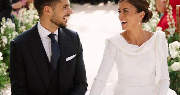 ROCÍO CAMACHO SE CASA A LO GRANDE: UN VESTIDO CAPRILE Y UNA BODA DE CUENTO EN UN CASTILLO